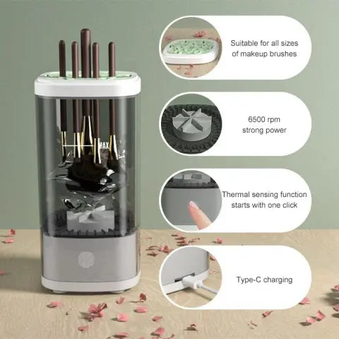 Nettoyeur électrique pour pinceaux, rapide et efficace