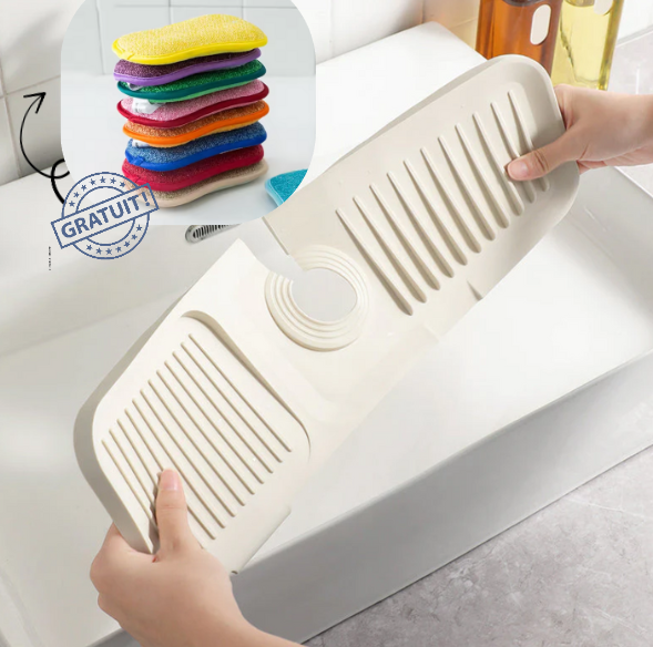 Tapis d'égouttage en silicone : séchage rapide et sécurisé