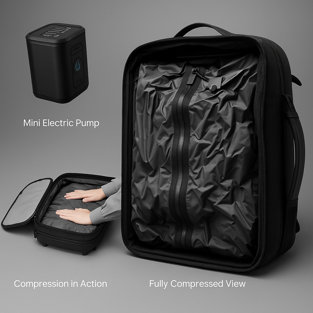 Sac à dos de Voyage | Sac Sous Vide pour des Voyages sans Souci