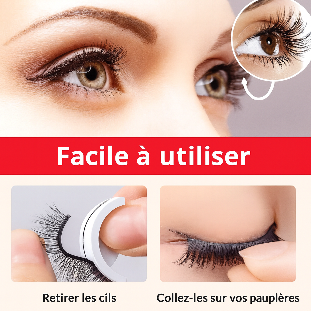 Cils Auto-Adhésifs & Réutilisables