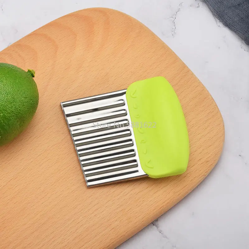 WaveCut™ - Mandoline Ondulée En Acier Inoxydable