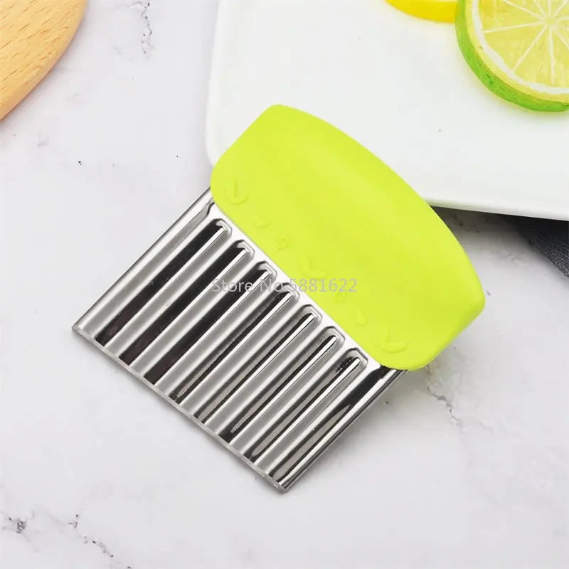 WaveCut™ - Mandoline Ondulée En Acier Inoxydable