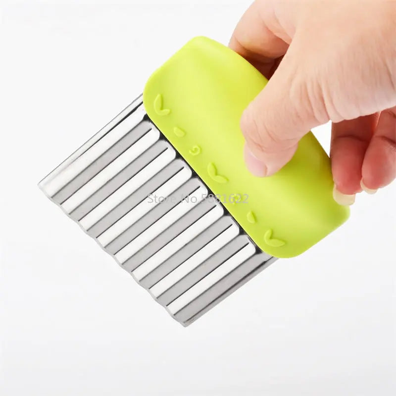 WaveCut™ - Mandoline Ondulée En Acier Inoxydable