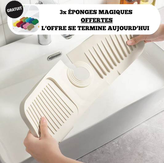 Tapis d'égouttage en silicone : séchage rapide et antibactérien